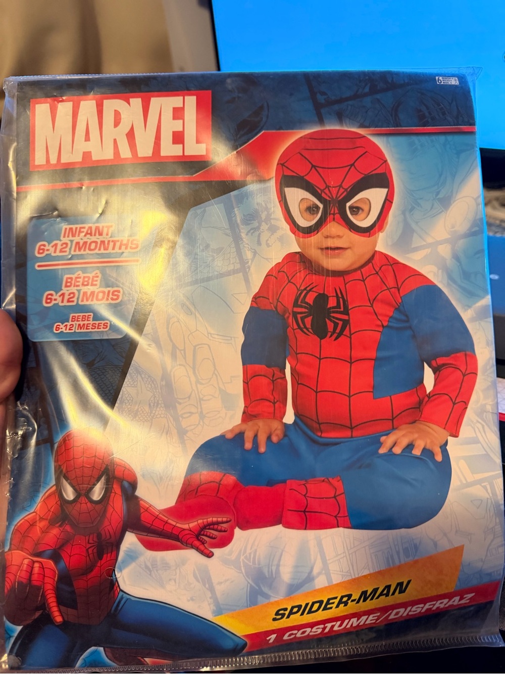 Marvel Spider-Man Baby Costume - Red & Blue